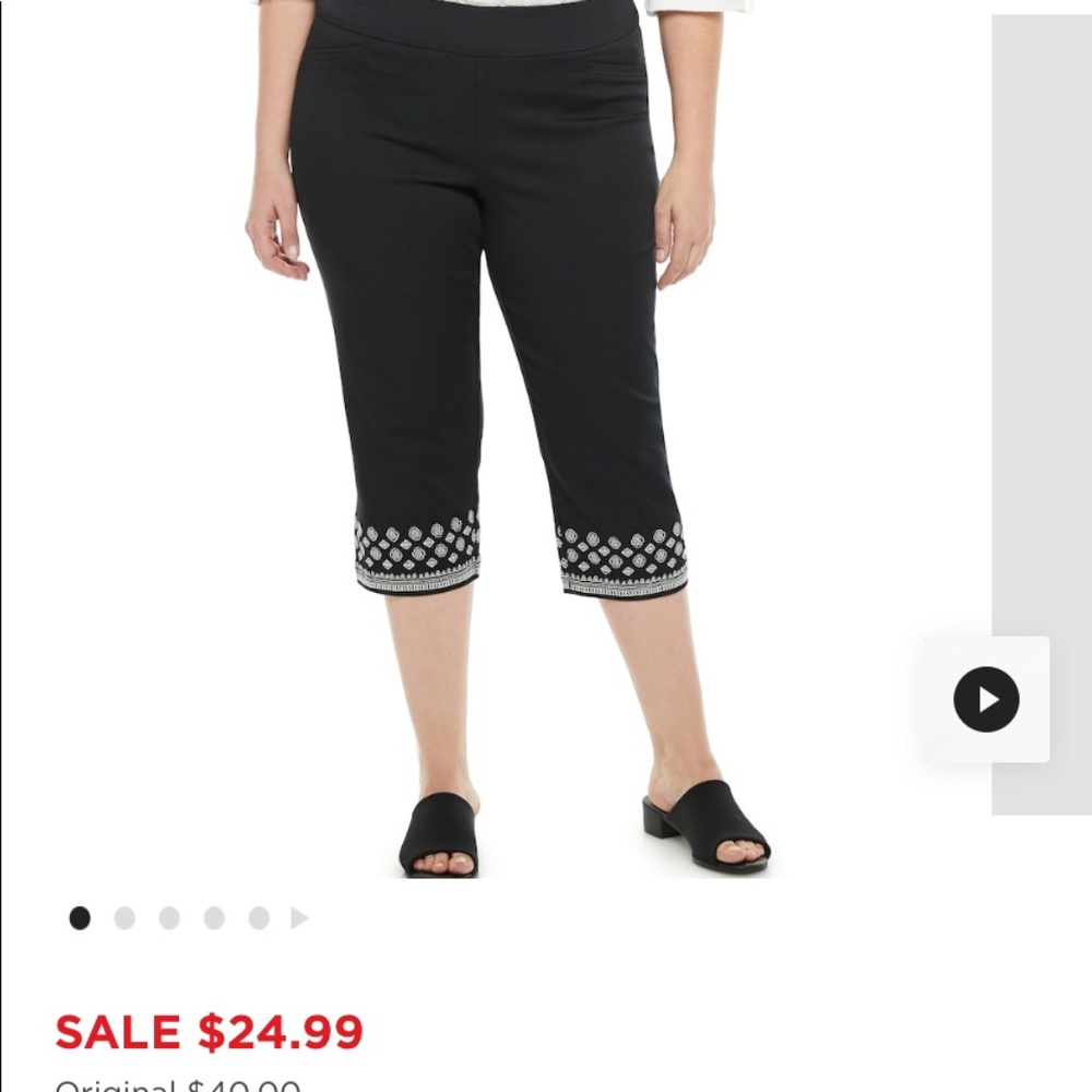 Black Capri Pants